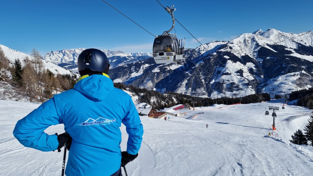 Groepsles of privéles tijdens de wintersportvakantie.